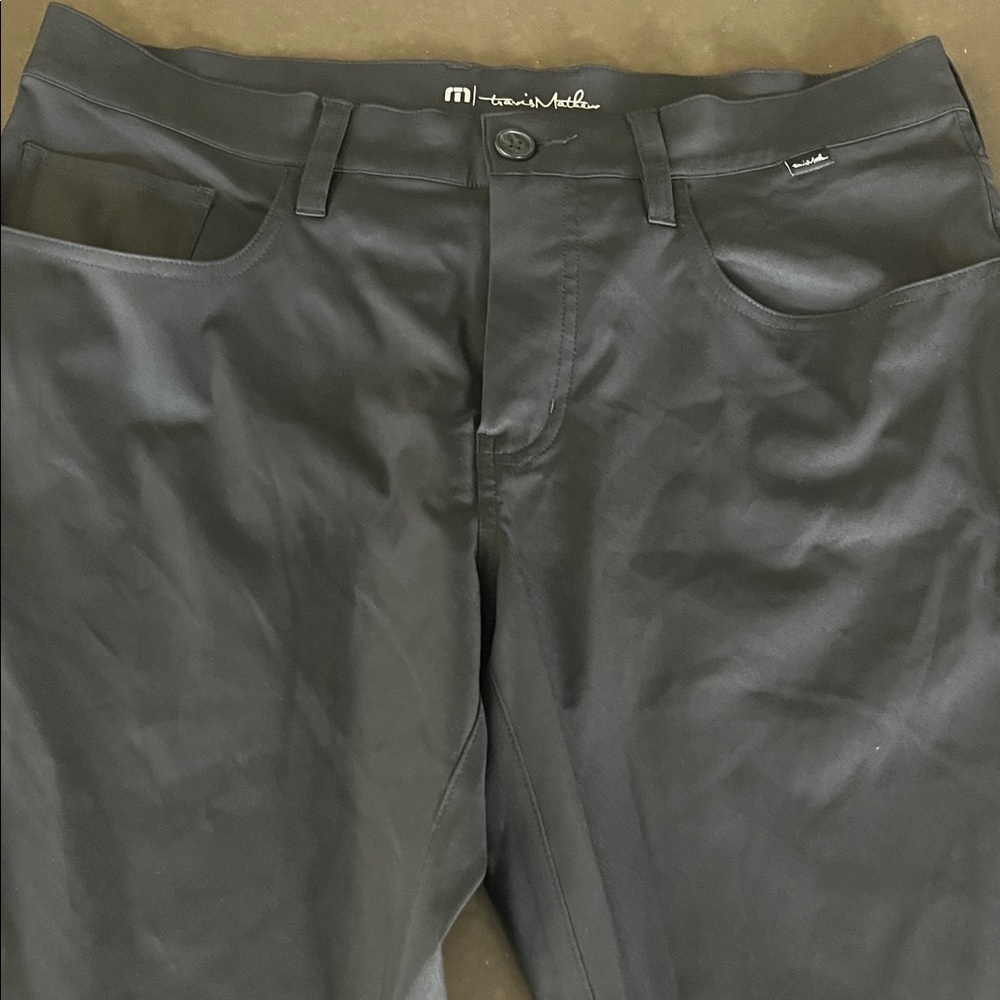 Travis Mathew Charcoal Trousers